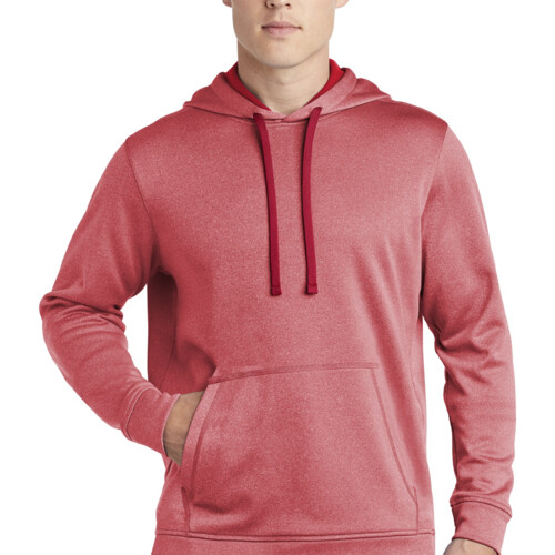 PosiCharge ® Sport Wick ® Heather Fleece Hooded Pullover Thumbnail